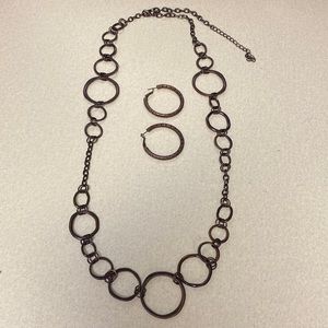 Lia Sophia necklace and earring set